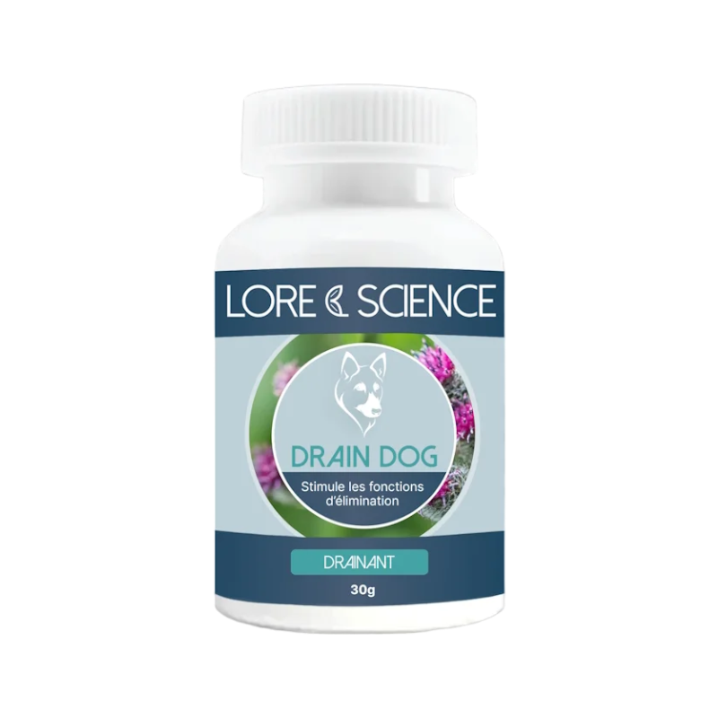 Lore & Science - Complément alimentaire chien Drain Dog comprimés