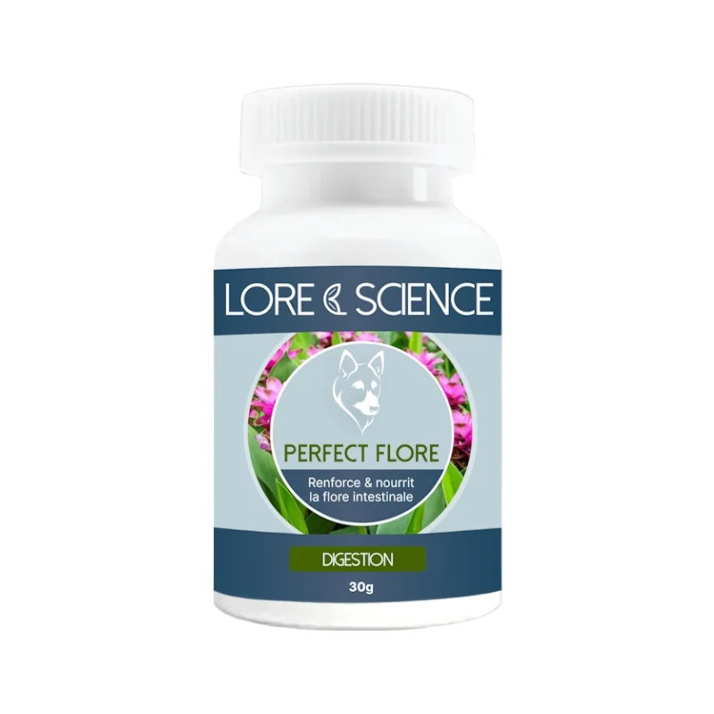 Lore & Science - Complément alimentaire chien Perfect Flore comprimés
