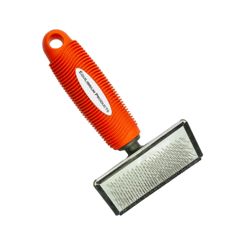 Equilibrium - Brosse velcro rouge