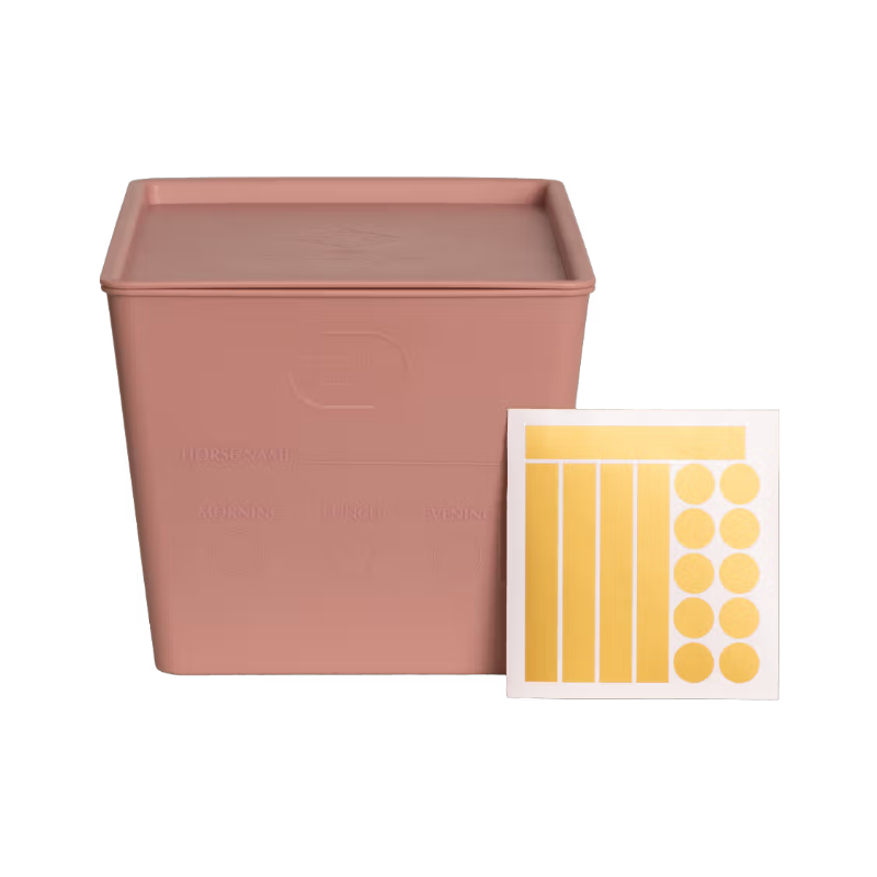 Grooming Deluxe - Boîte à nourriture avec couvercle vieux rose