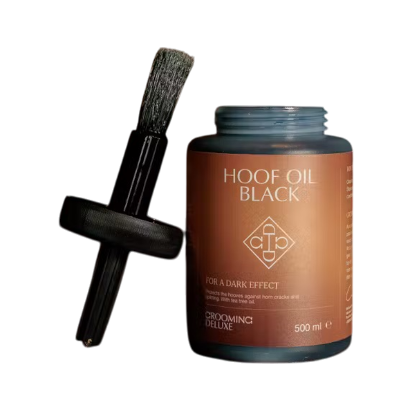 Grooming Deluxe - Huile de brillance pour sabots noir