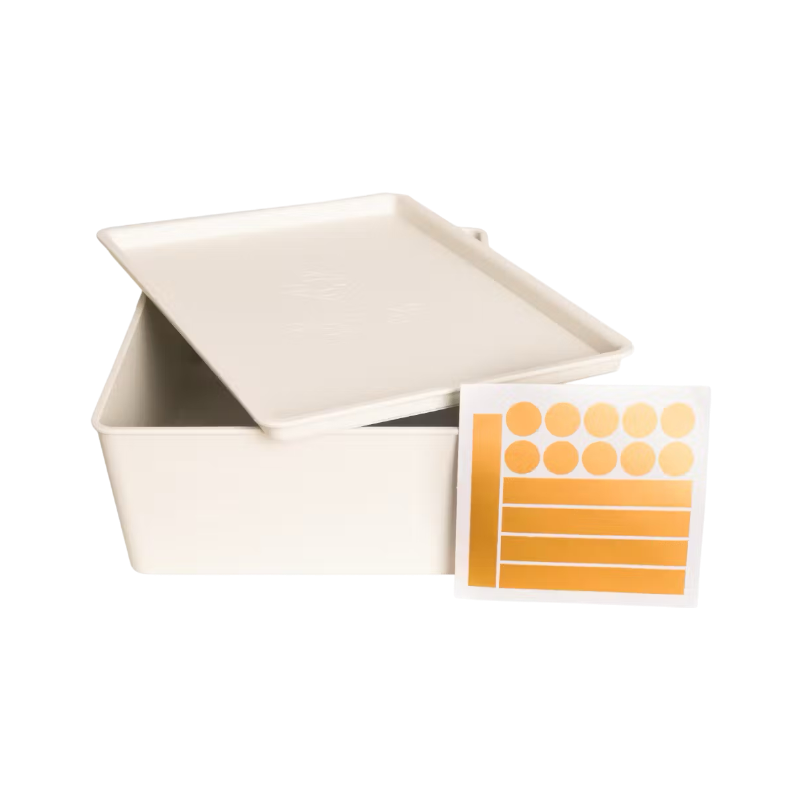 Grooming Deluxe - Boîte à nourriture avec couvercle blanc