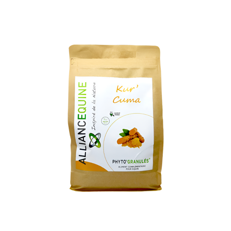 Alliance Equine - Complément alimentaire digestif Phyto'Granulés Kur'Cuma