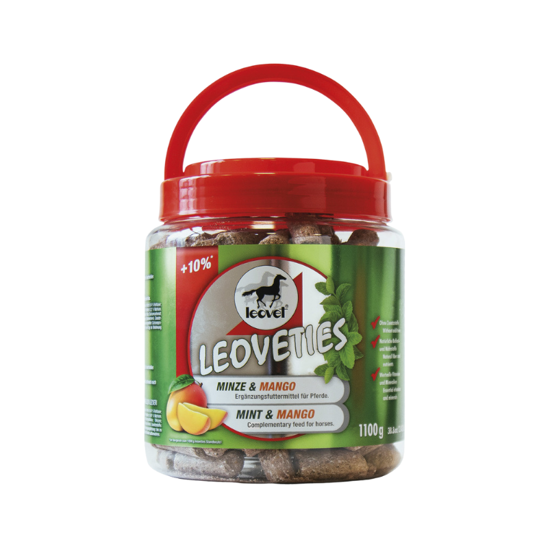 Leovet - Friandises pour chevaux Leoveties menthe & mangue