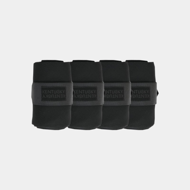 Kentucky Horsewear - Bandes de repos Repellent noir (set de 4) | - Ohlala
