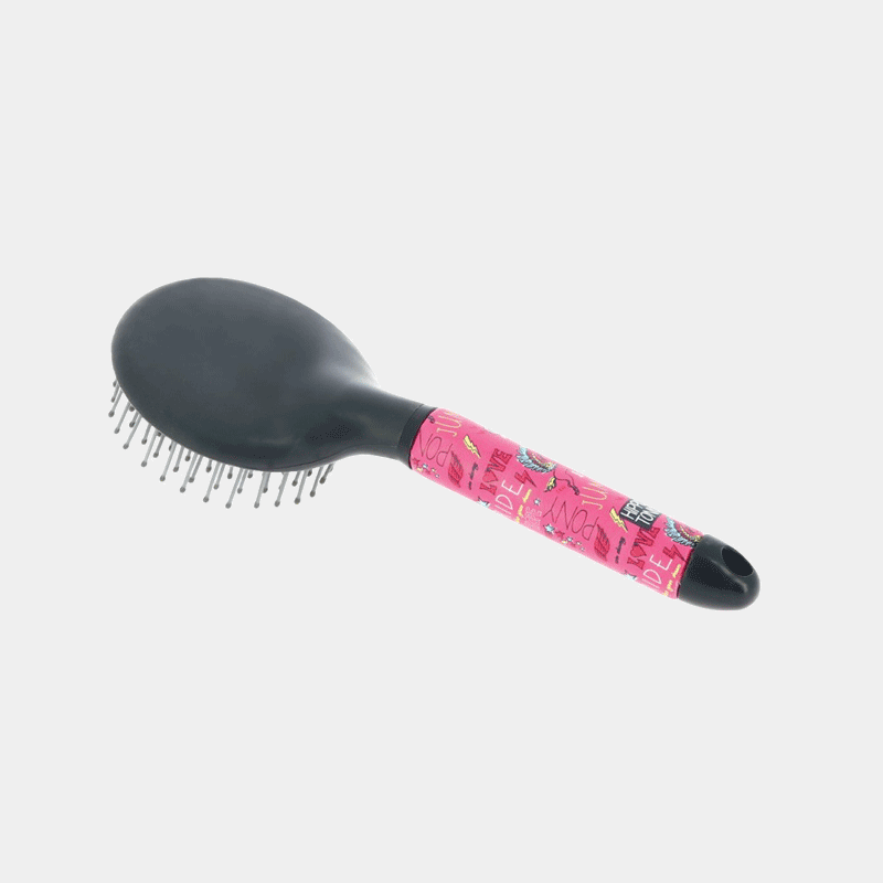 Hippotonic - Brosse à crinière Soft fantaisie rose | - Ohlala