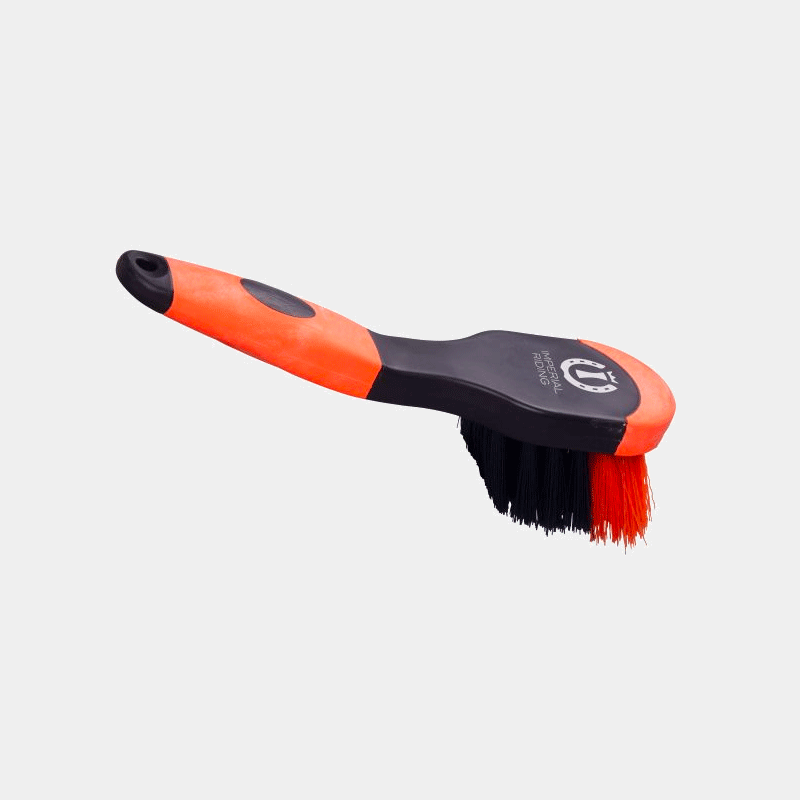 Imperial Riding - Brosse à sabots orange/ gris | - Ohlala