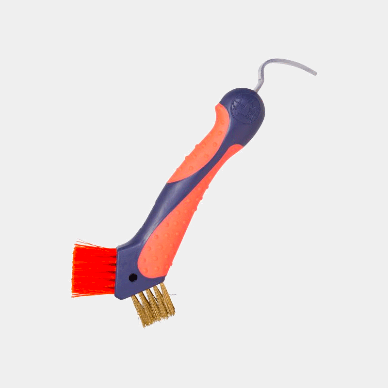 Imperial Riding - Cure-pied Scraper orange/ marine | - Ohlala