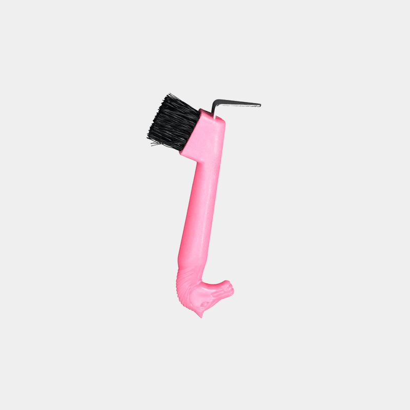 Ekkia - Cure-pieds brosse tête de cheval rose | - Ohlala