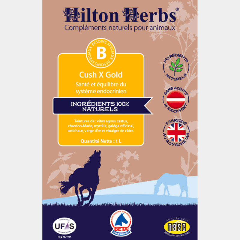 Hilton Herbs - Complément alimentaire Syndrome de Cushing Cush-X gold 1L