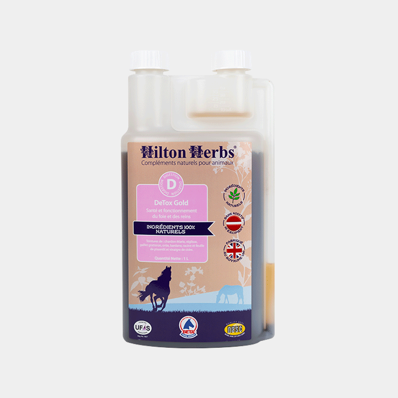 Hilton Herbs - Complément alimentaire Drainage foie reins detox gold 1L