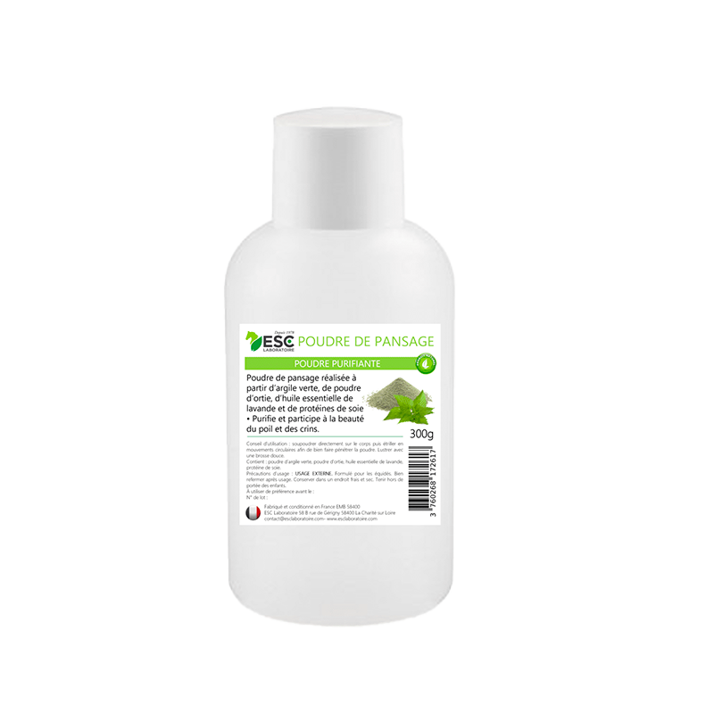 ESC Laboratoire - Poudre de pansage shampoing sec purifiant