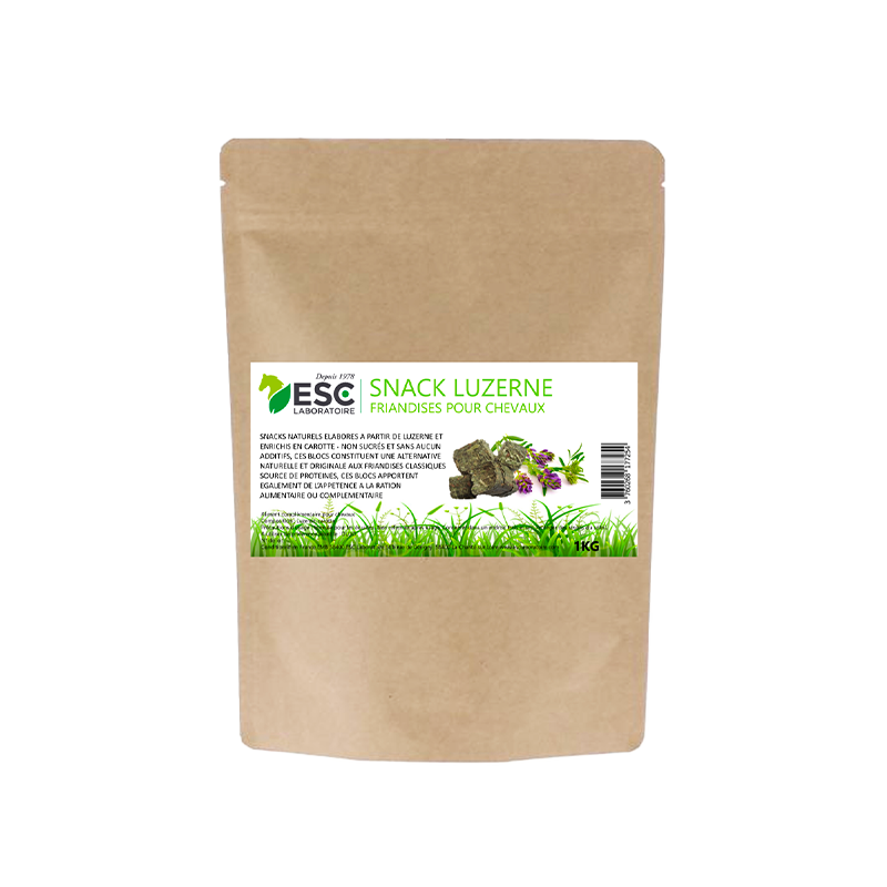 ESC Laboratoire - Friandises sans sucre naturelles Snack Luzerne