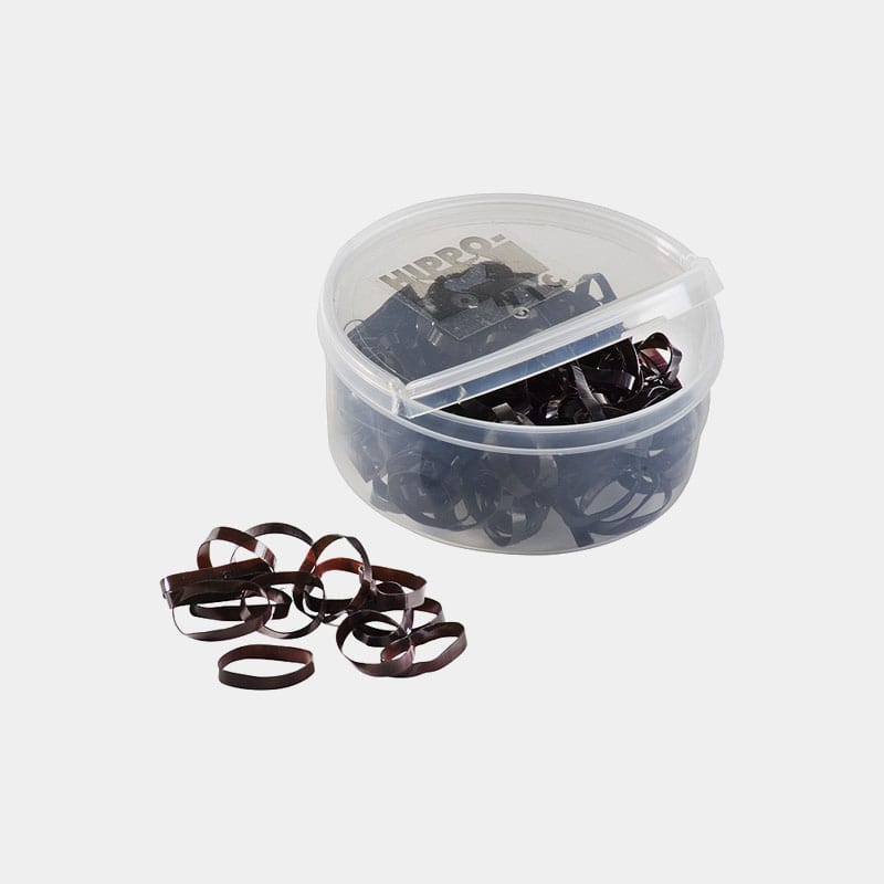 Hippotonic - 450 élastiques silicone marron | - Ohlala