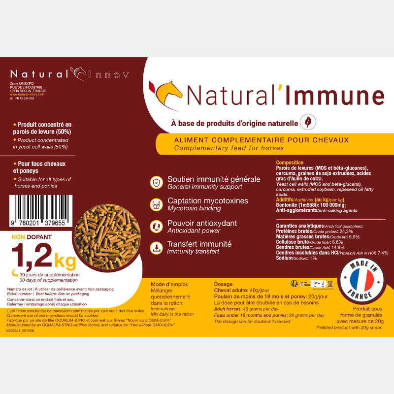 Natural' Innov - Complément alimentaire Natural'Immune 4.8 kg