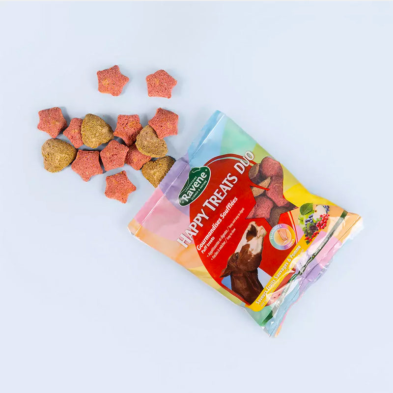 Ravene - Friandises pour chevaux Happy Treats Duo Pomme/ Fruits Sauvages