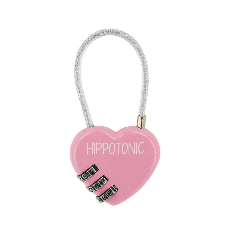 Hippotonic - Cadenas pour coffre de pansage Coeur rose