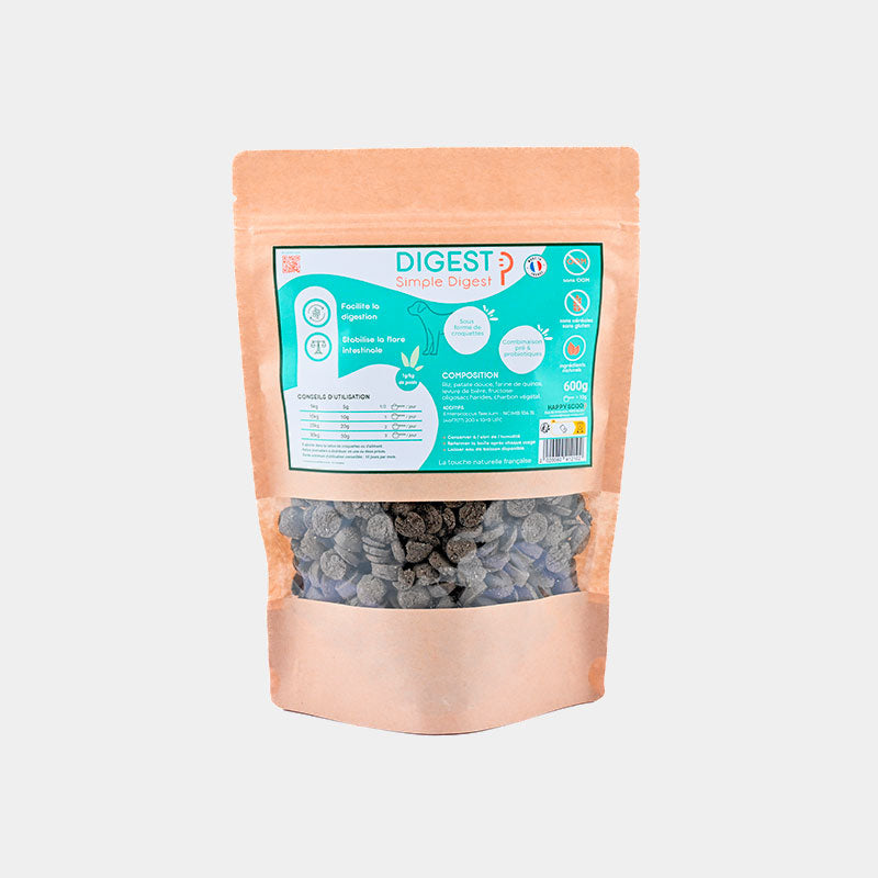 Happy Scoop - Complément alimentaire croquettes Digest pour chiens