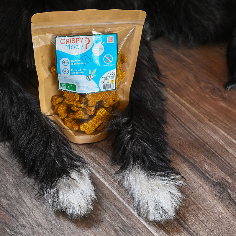Happy Scoop - Friandises soutien de l'appareil locomoteur crispy Moov pour chiens