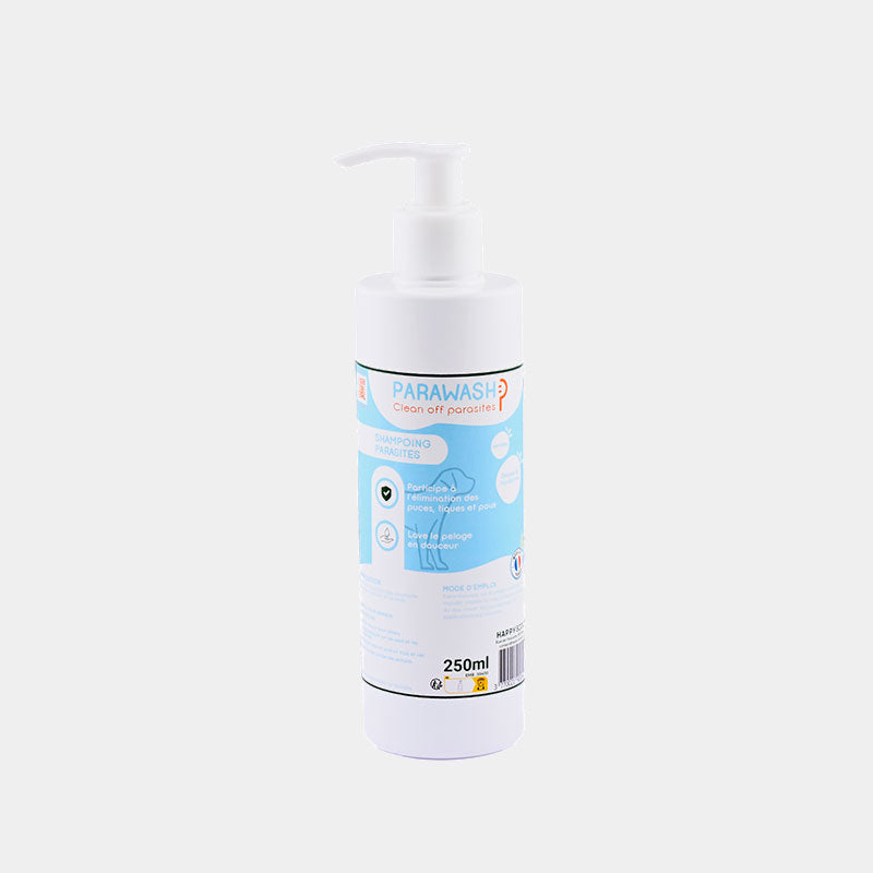 Happy Scoop - Shampoing anti-parasites Parawash pour chiens