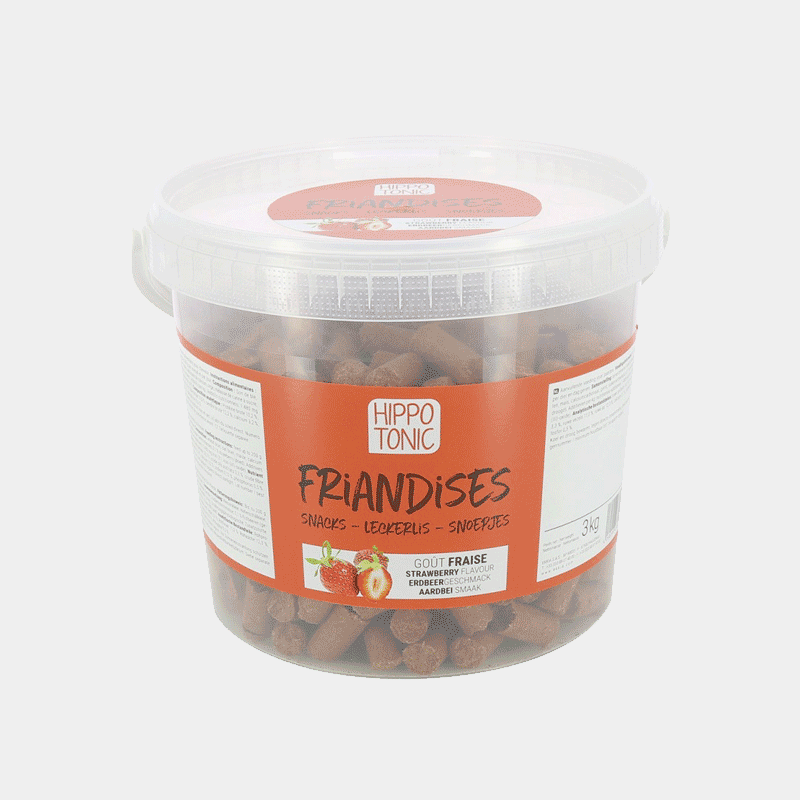 Hippotonic - Friandises pour chevaux fraise 3kg