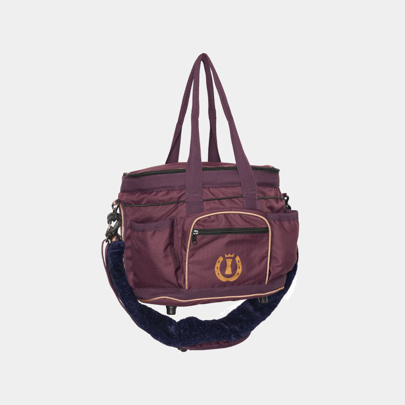 Imperial Riding - Sac de pansage Classic prune
