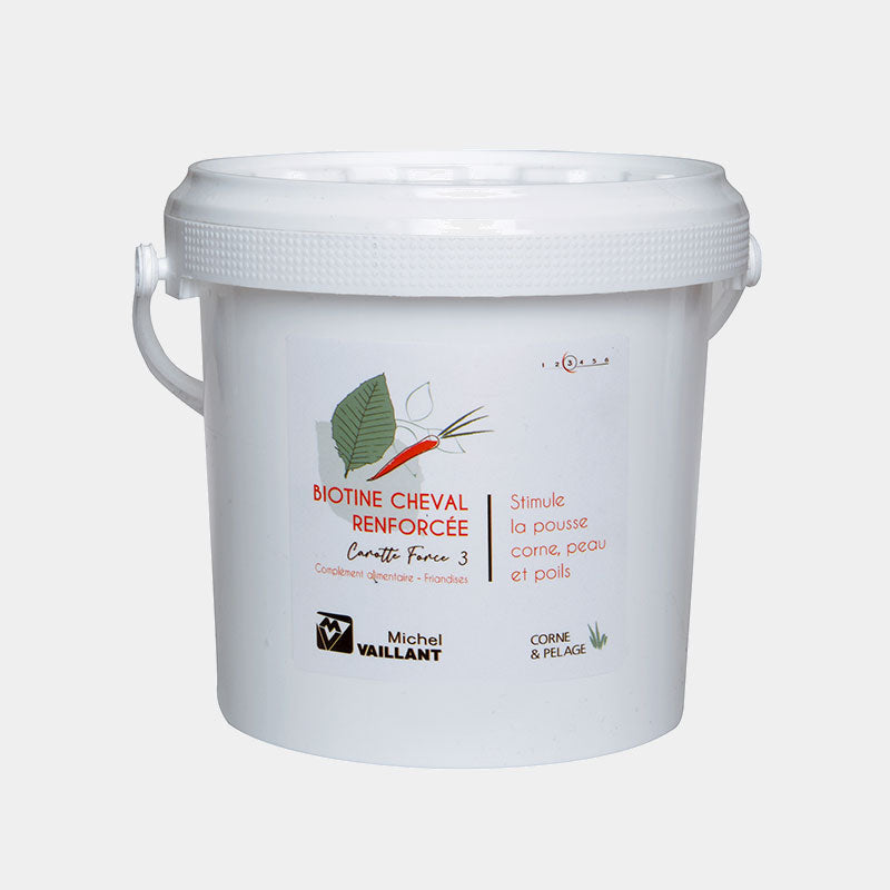 Michel Vaillant - Complément alimentaire friandises sabot et peau Biotine renforcée carotte