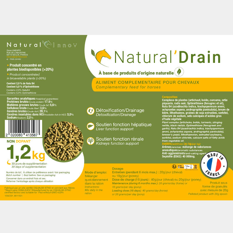 Natural' Innov - Complément alimentaire Natural' Drain 4.8 kg