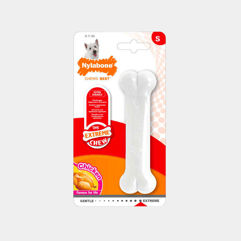 Nylabone - Os à mâcher pour chien Extreme Chex Chicken | - Ohlala