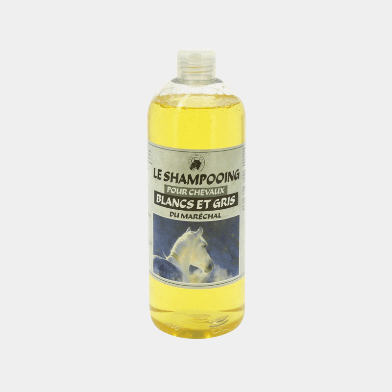 Shampoing pour chevaux gris et blanc du maréchal | - Ohlala