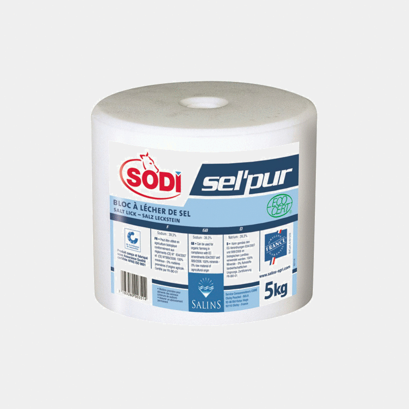 Sodi - Pierre à sel'pur 5kg | - Ohlala