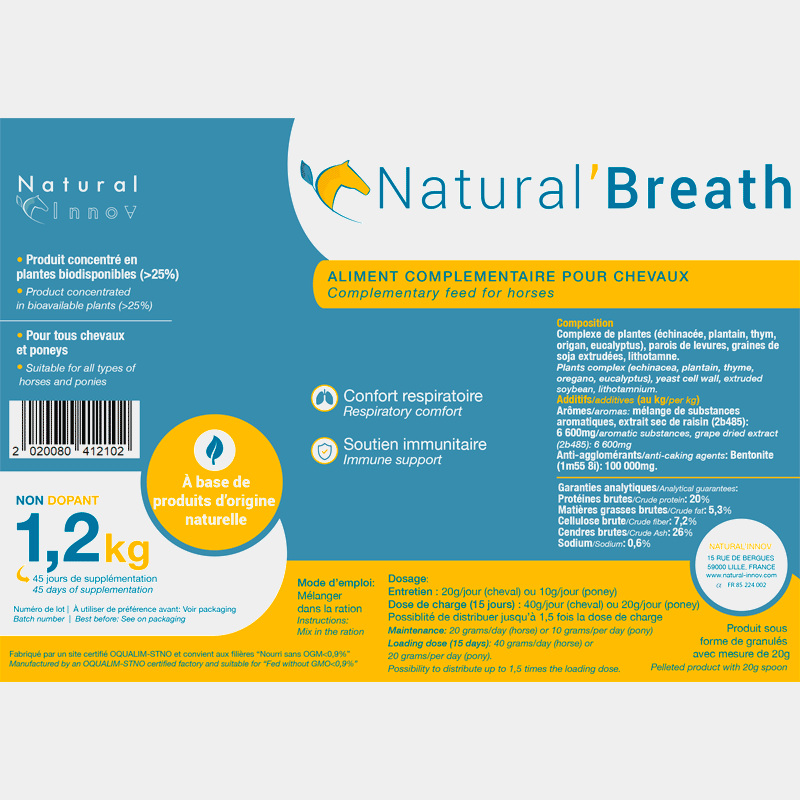 Natural' innov - Compléments alimentaire Natural'Breath confort respiratoire | - Ohlala