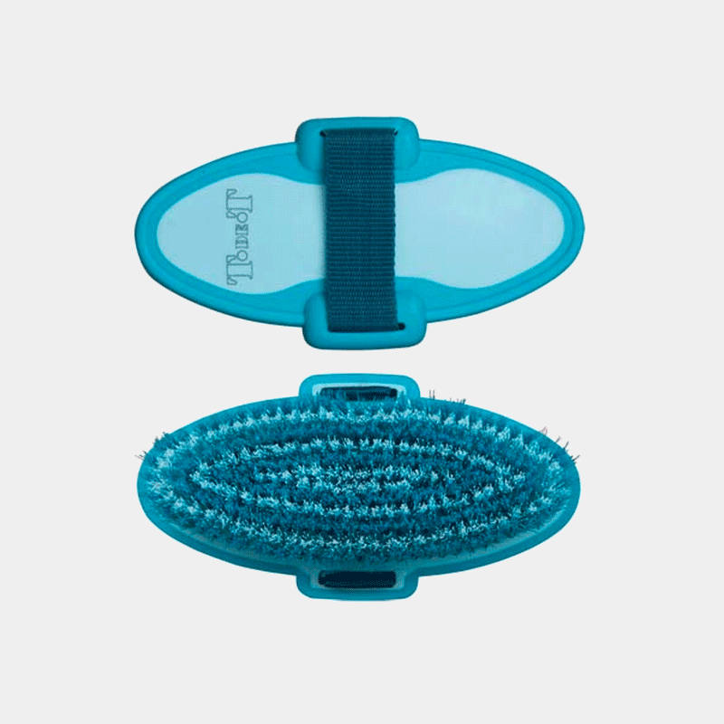 TdeT - Brosse douce bicolore turquoise/bleu ciel | - Ohlala