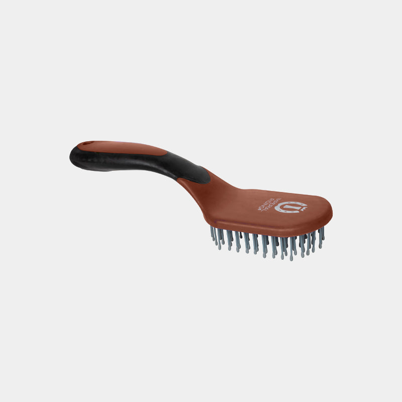 Imperial Riding - Brosse à crins Boomerang choco/ noir