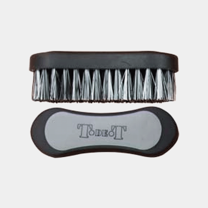 TdeT - Brosse de tête bicolore noir/gris | - Ohlala
