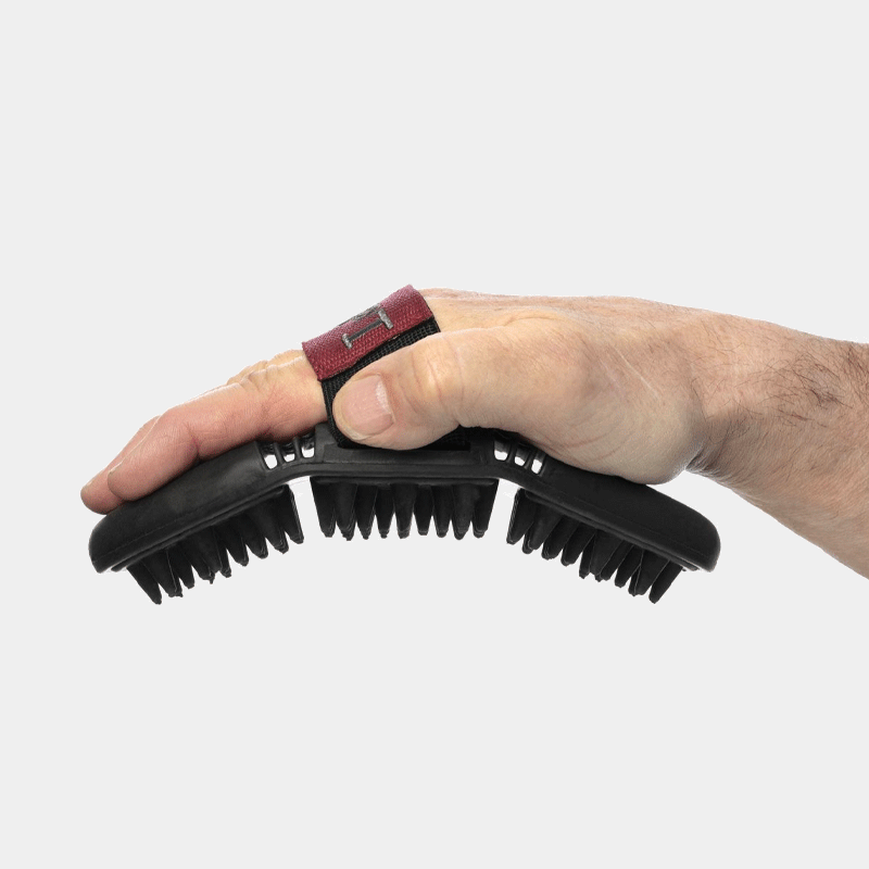 Lemieux - Brosse de massage flexi noir | - Ohlala