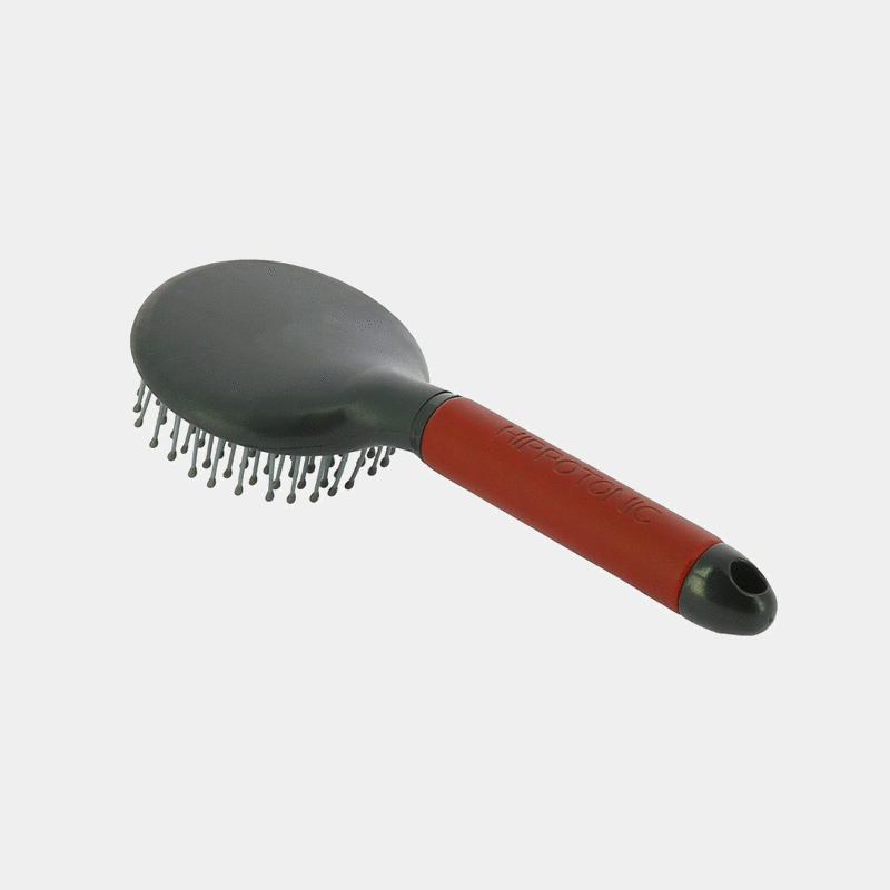Hippotonic - Brosse à crinière soft bordeaux | - Ohlala