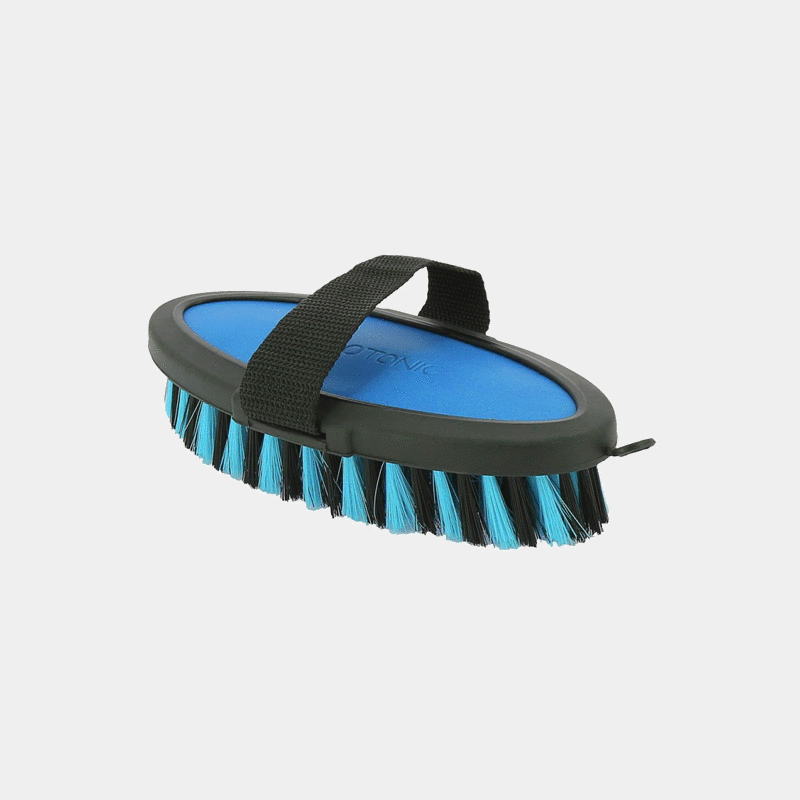 Hippotonic - Brosse soft grand modèle bleu roi | - Ohlala