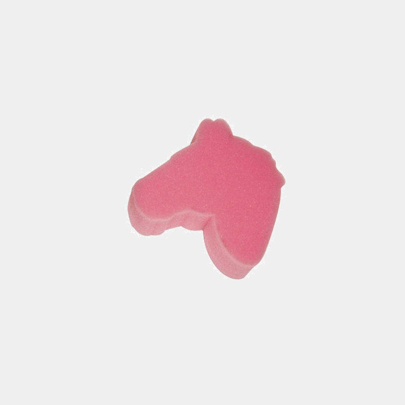 Ekkia - Éponge forme tête de cheval rose | - Ohlala