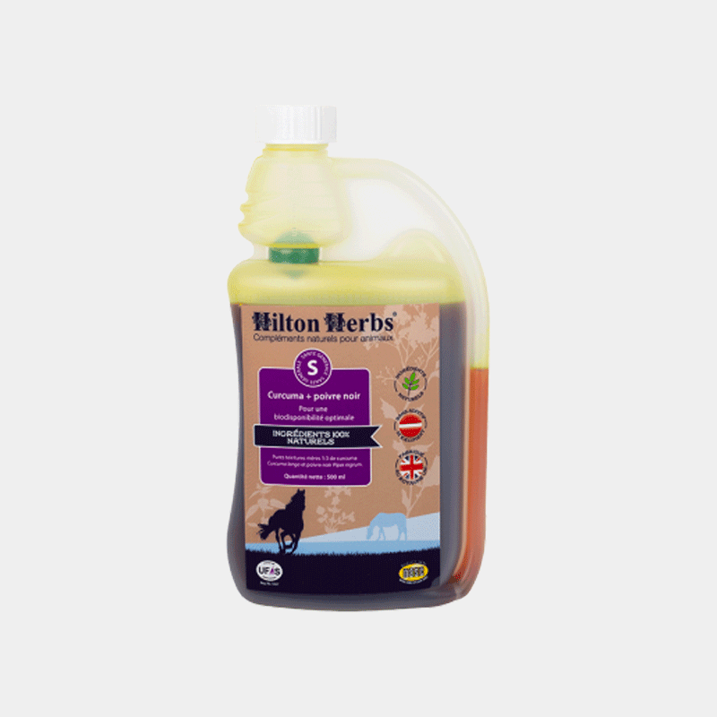 Hilton Herbs - Complément alimentaire Curcuma & poivre 500ml