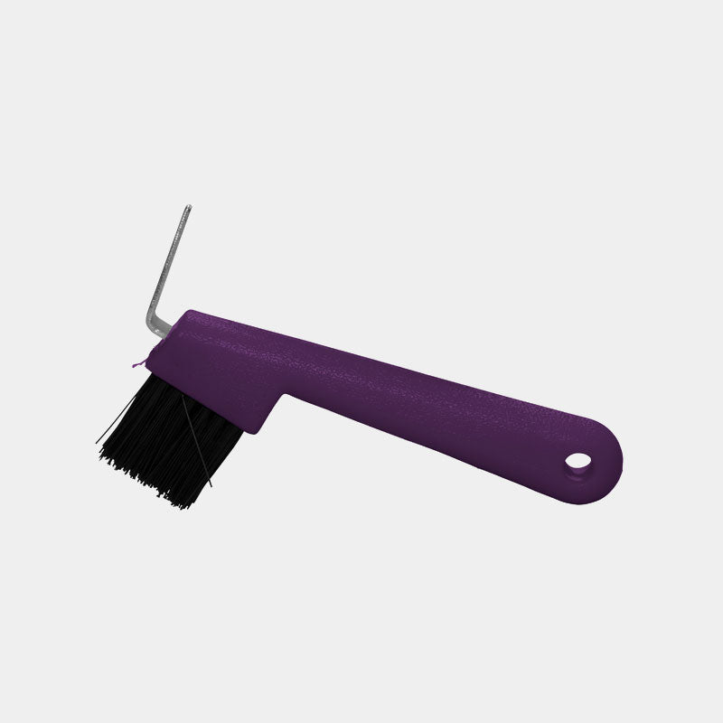 Imperial Riding - Cure-pied avec brosse violet foncé