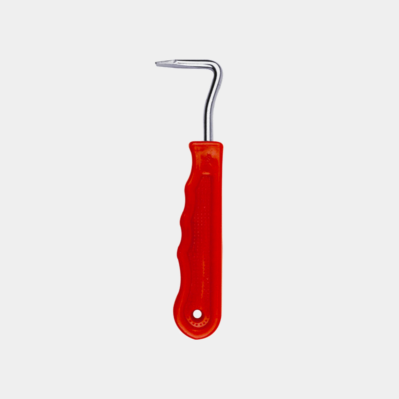 Hippotonic - Cure-pied manche plastique anatomique rouge | - Ohlala