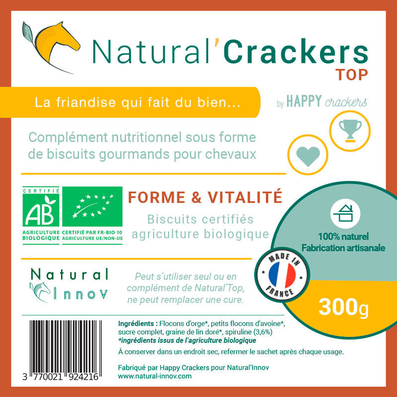 Natural' Innov - Crackers pour chevaux Natural'Crackers Top