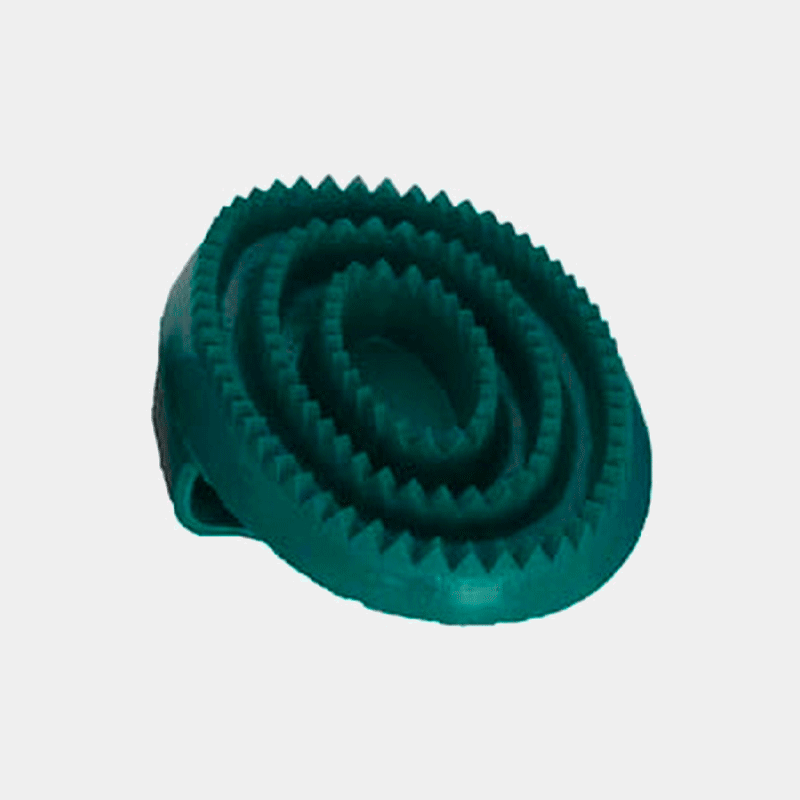 TdeT - Étrille Caoutchouc vert | - Ohlala