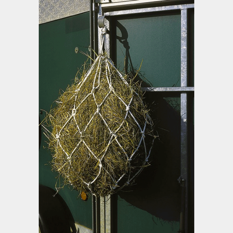 Filet à foin coton avec anneaux | - Ohlala