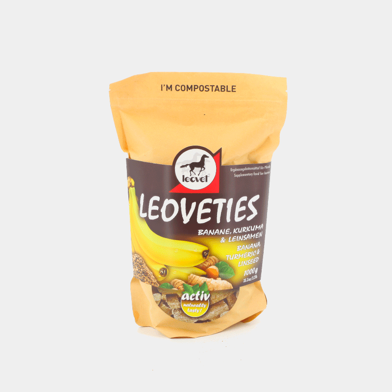 Leovet - Leoveties banane curcuma et graines de lin 1 kg | - Ohlala