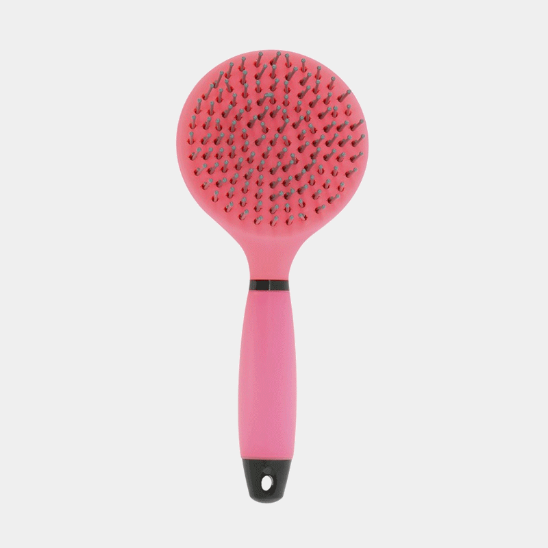 Hippotonic - Brosse à crins Gel rose | - Ohlala