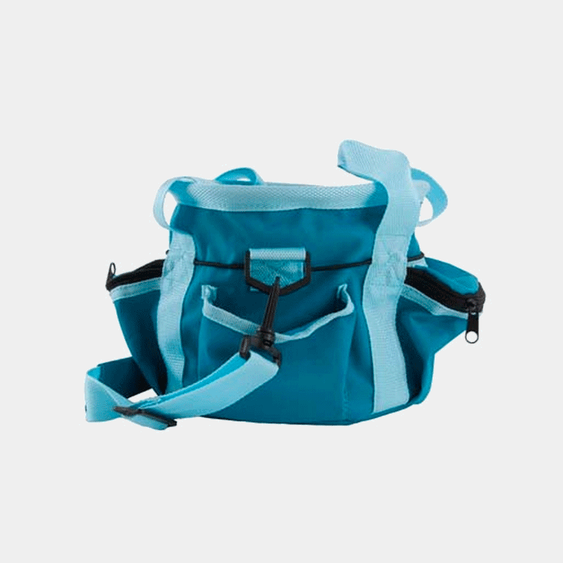 TdeT - Sac de pansage petit modèle turquoise/bleu ciel