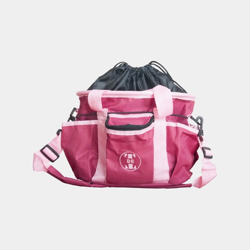 TdeT - Sac de pansage bordeaux/rose