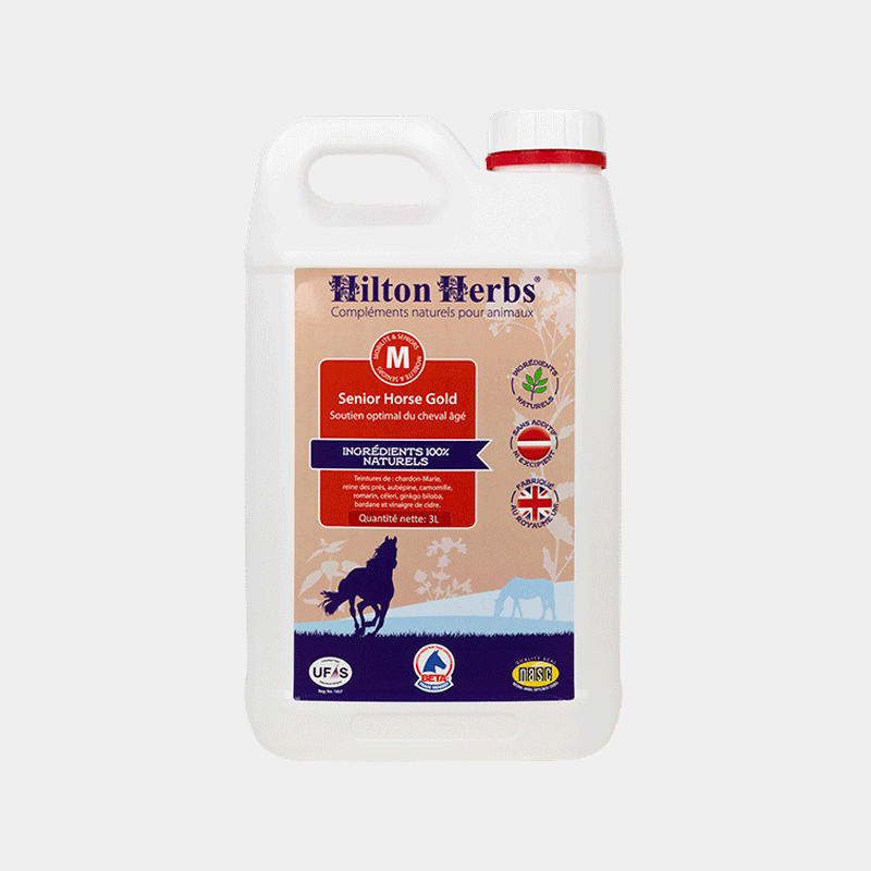 Hilton Herbs - Compléments alimentaire Cheval agé SENIOR HORSE GOLD 3L | - Ohlala